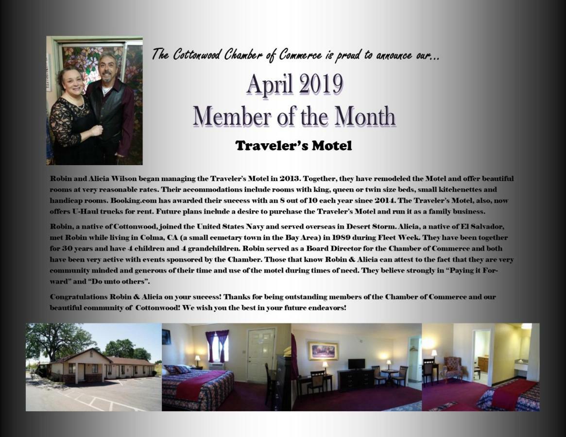 Travelers Motel Cottonwood Екстер'єр фото